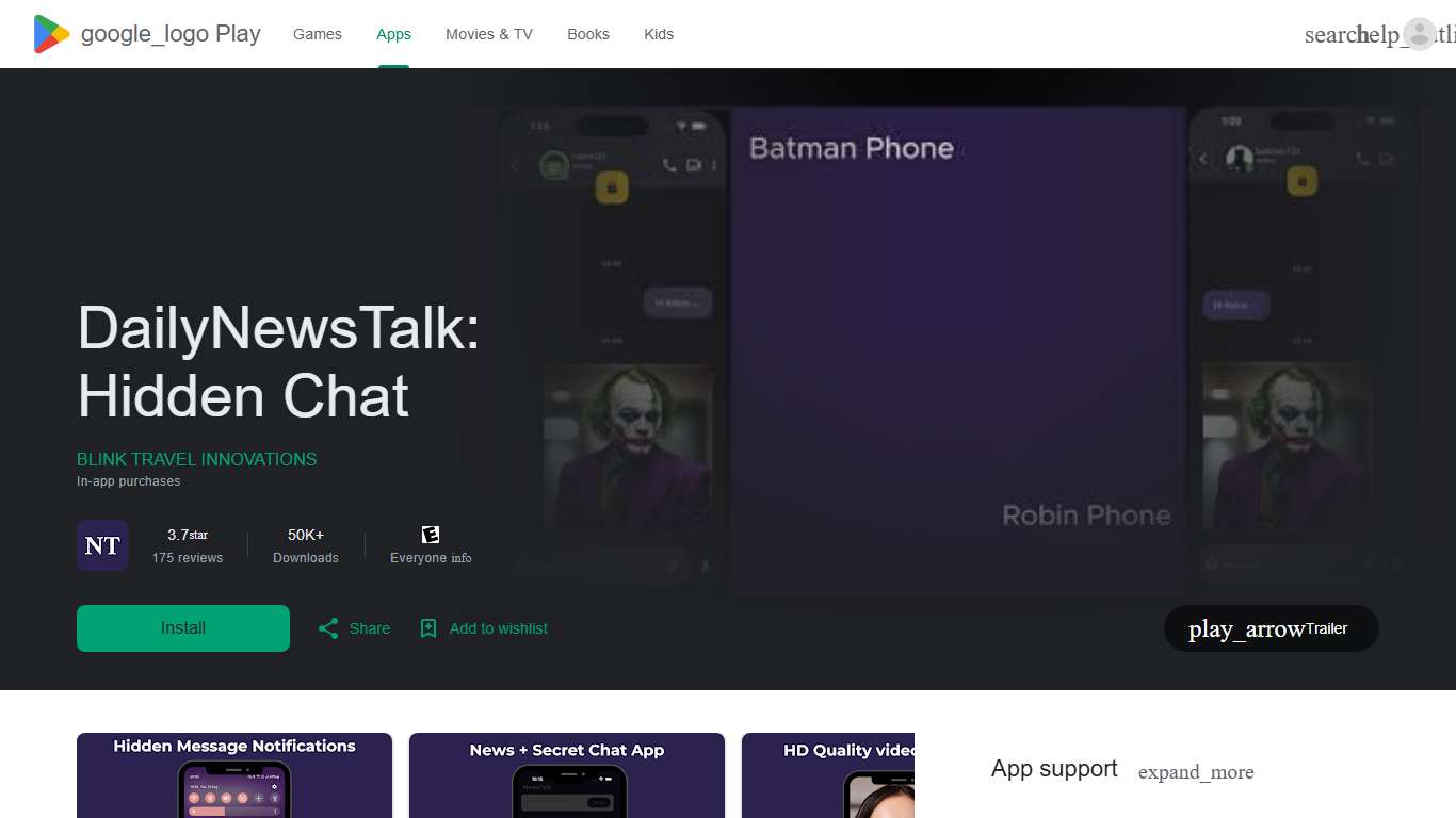 DailyNewsTalk: Hidden Chat - Apps on Google Play